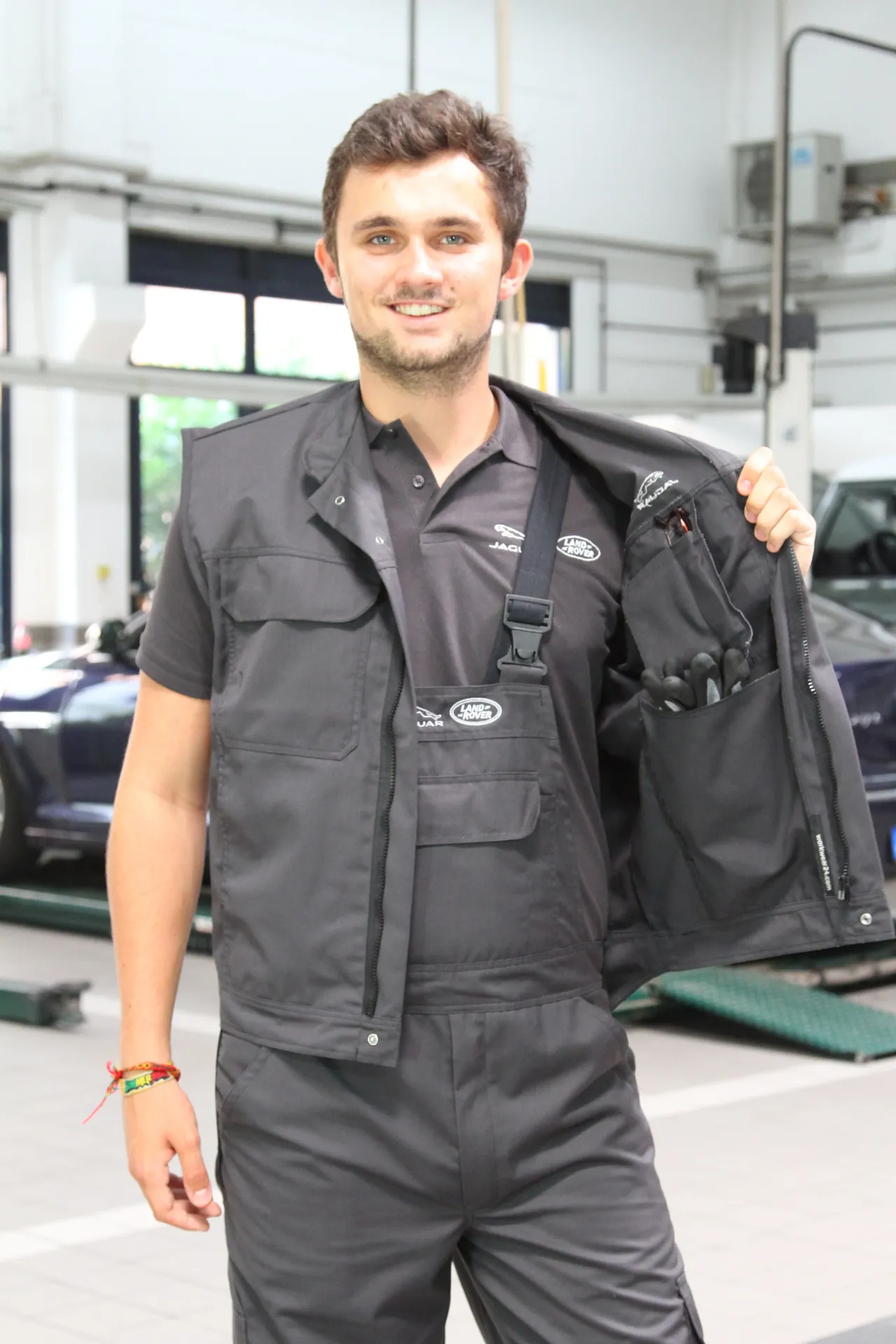 JLR 223C Weste Werkstatt (100 (white), 42, N (normal), JLR (new))